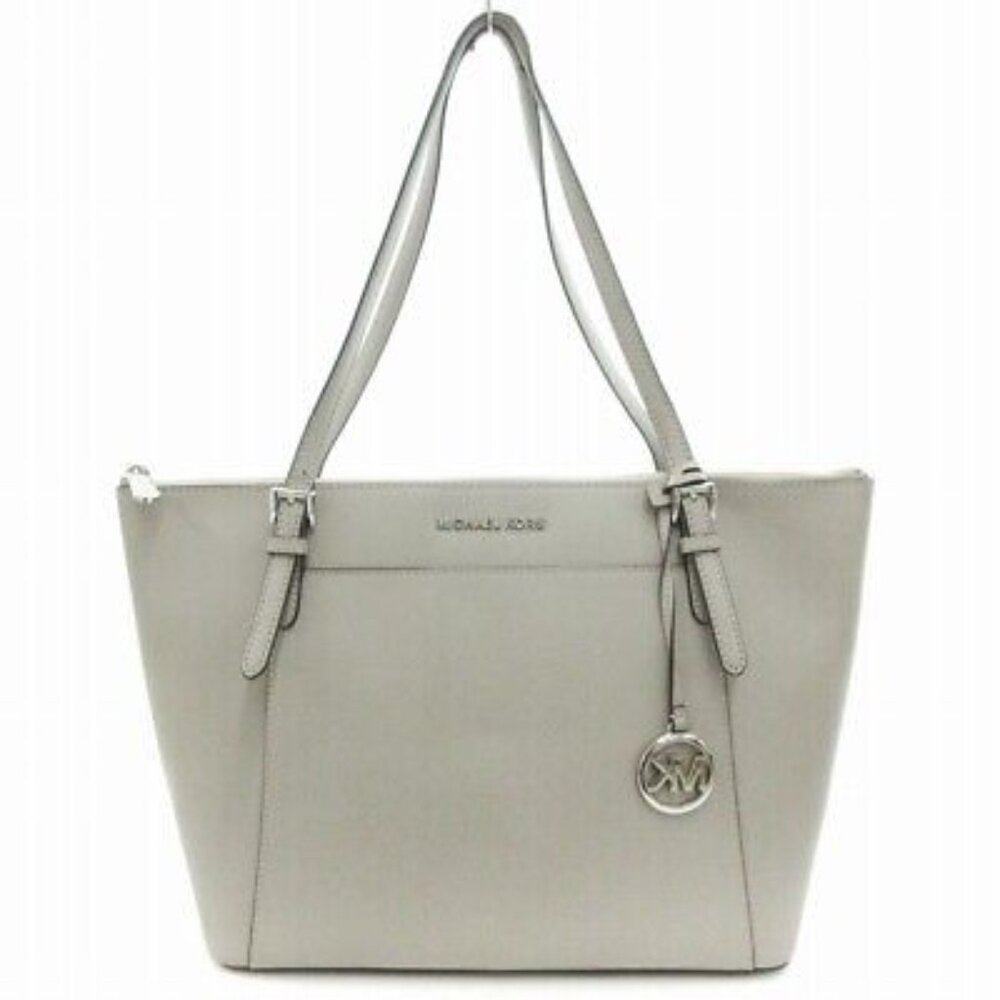 Michael Kors Silver Jet Set Tote Bag Purse